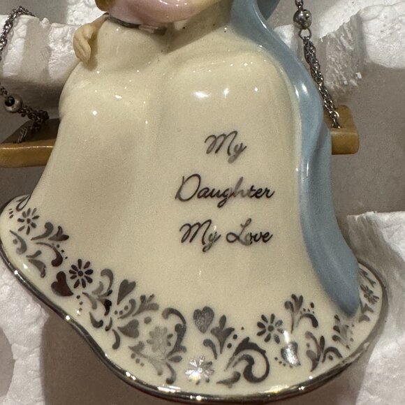 “My Daughter My Love” tags 2004 Heirloom Bradford Exchange Porcelain GIFT 83511 - Picture 6 of 16